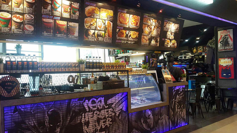Illustration for article titled Singapore joins Malaysia in the Batman burger game with new DC Comics Cafe